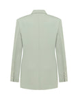 DOUBLE-BREASTED MINT JACKET
