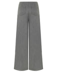 BELT FREE GREY PANTS