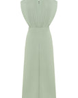 MINT GREEN DRESS WITH BELT DETAIL