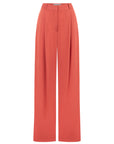 CLASSIC VERMILION PLEATED PANTS