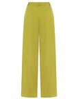 CLASSIC OLIVE PLEATED PANTS