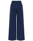 WIDE LEG INDIGO PANTS