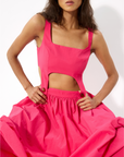 DECOLLETE DETAILED DRESS
