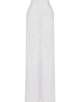 WHITE FLARED PANTS