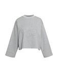 GRİ BASKILI SWEATSHIRT