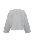 GRİ BASKILI SWEATSHIRT