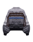 Mohair Striped Wool Sweater