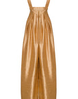Shantung Jumpsuit with Detachable Straps
