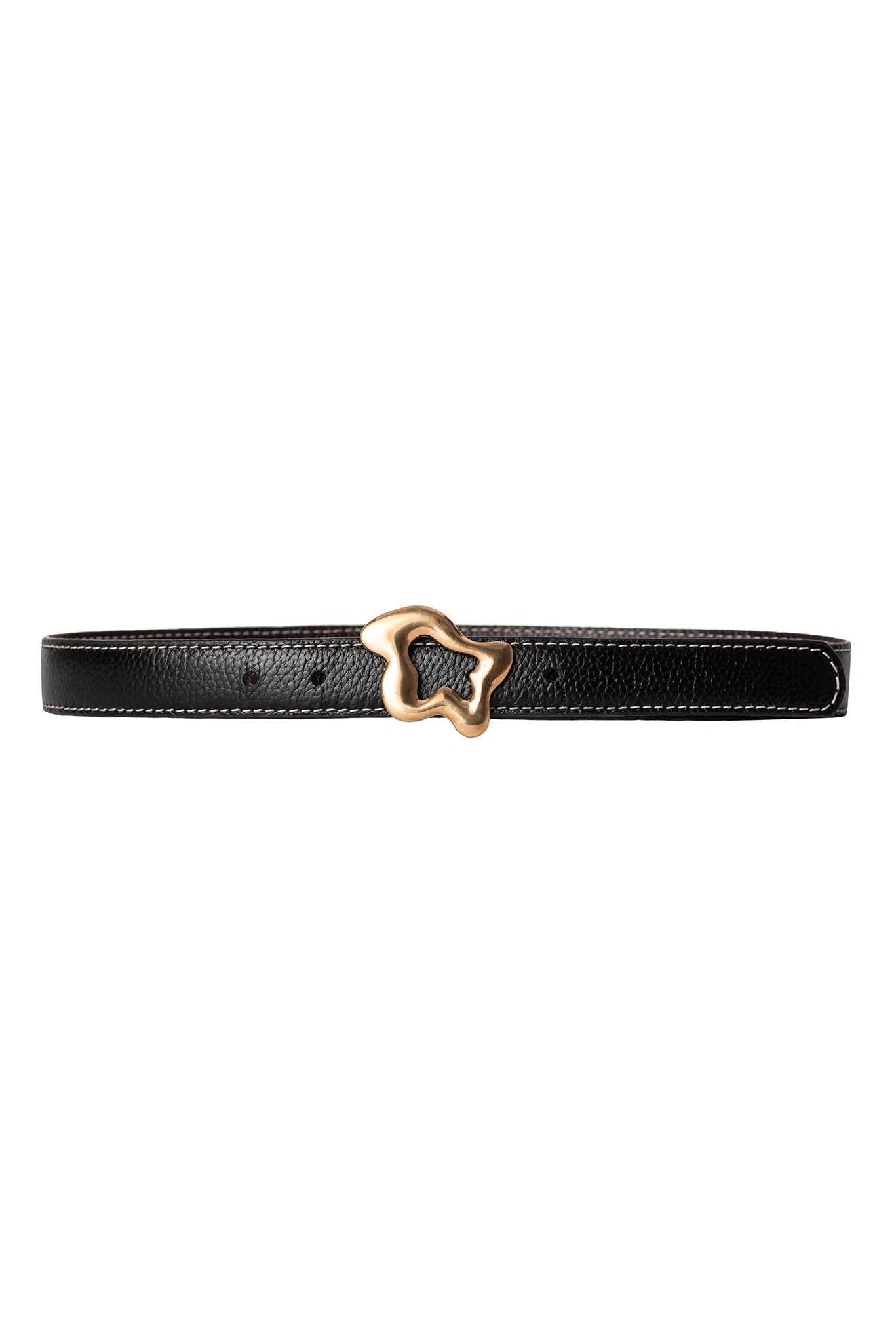Double sided belt clearance buckle