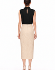 BLACK LALE BLOUSE WITH DRAPED NECKLINE