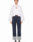DENIZLI LAYERED WHITE SHIRT