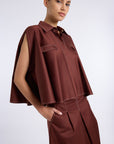 NİLÜFER BROWN CAPE