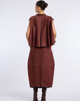 NİLÜFER BROWN CAPE