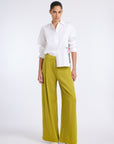 CLASSIC BLACK PLEATED PANTS