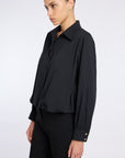 ORTANCA BALLOON BLACK SHIRT