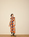 Brushstroke Printed Knit Dress