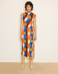 Brushstroke Printed Knit Dress