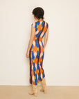 Brushstroke Printed Knit Dress