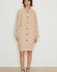 Button Sleeved Trenchcoat