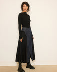 Ribbed Knit with Slit Sleeves