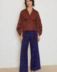 Pleated Boucle Pants