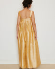 Shantung Jumpsuit with Detachable Straps