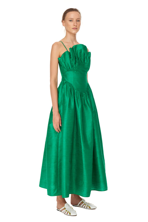 Ruffled Corset Dress