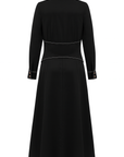 BELT DETAILED LONG SLEEVE DRESS