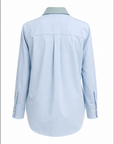 INKA BLUE AND GREEN LAYERED SHIRT
