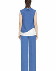 LIGHT BLUE WIDE LEG PANTS