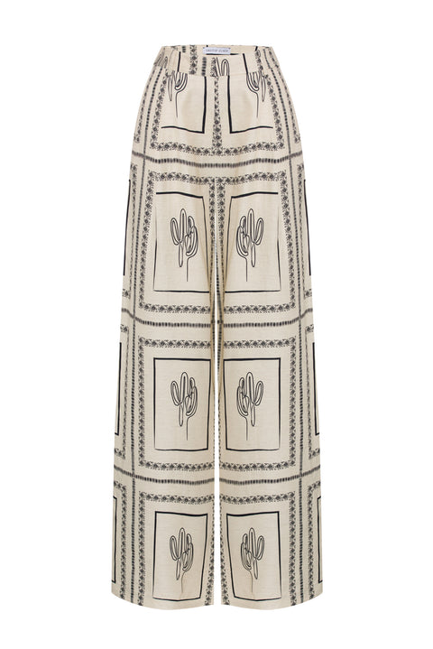 Cacti Pants with Pleats