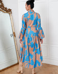 CUT OUT PANEL SHIRTDRESS