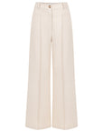 DOUBLE BELTED WIDE LEG PANTS