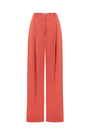 CLASSIC VERMILION PLEATED PANTS