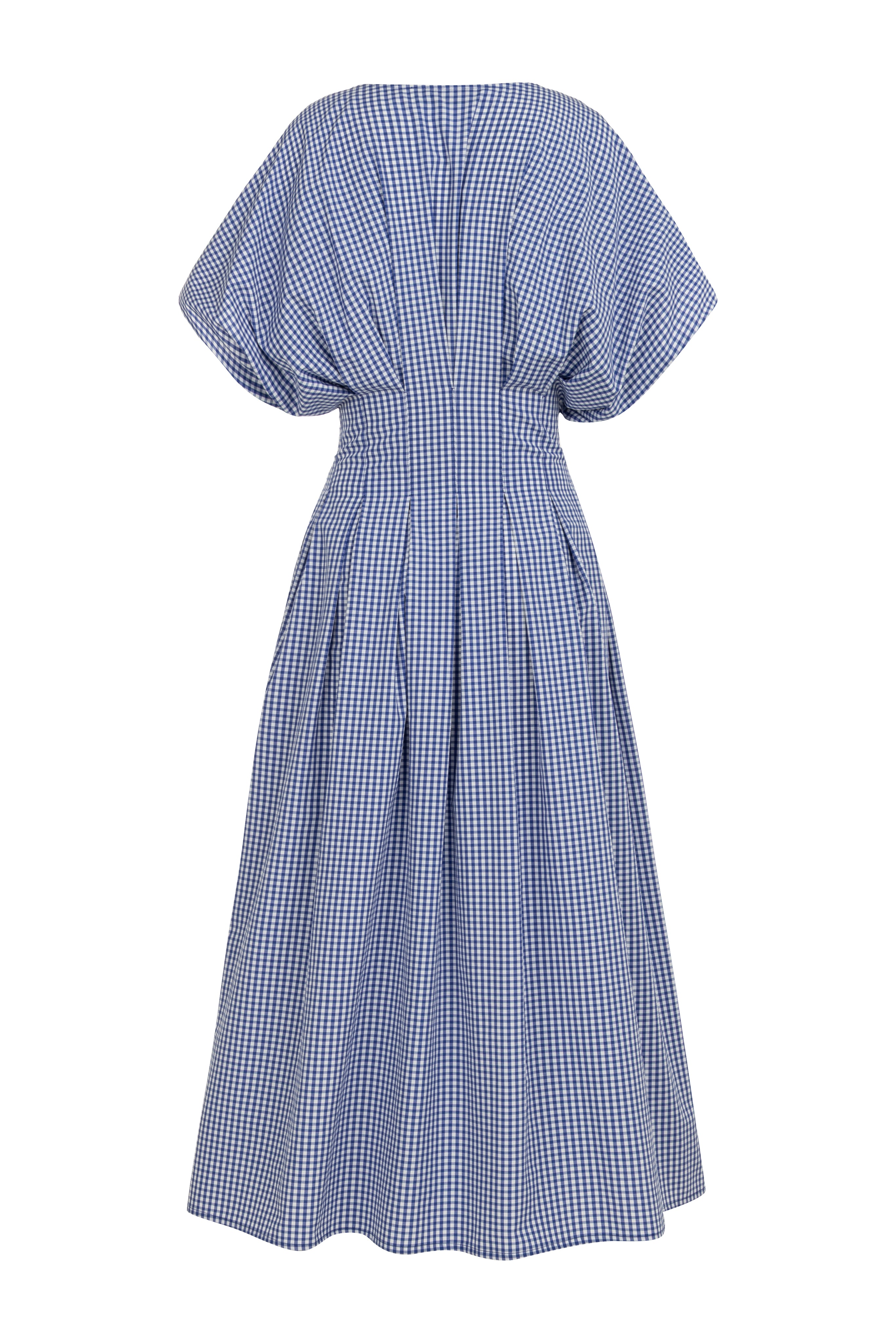 flowy gingham dress Paloma Gingham Maxi Dress Brown