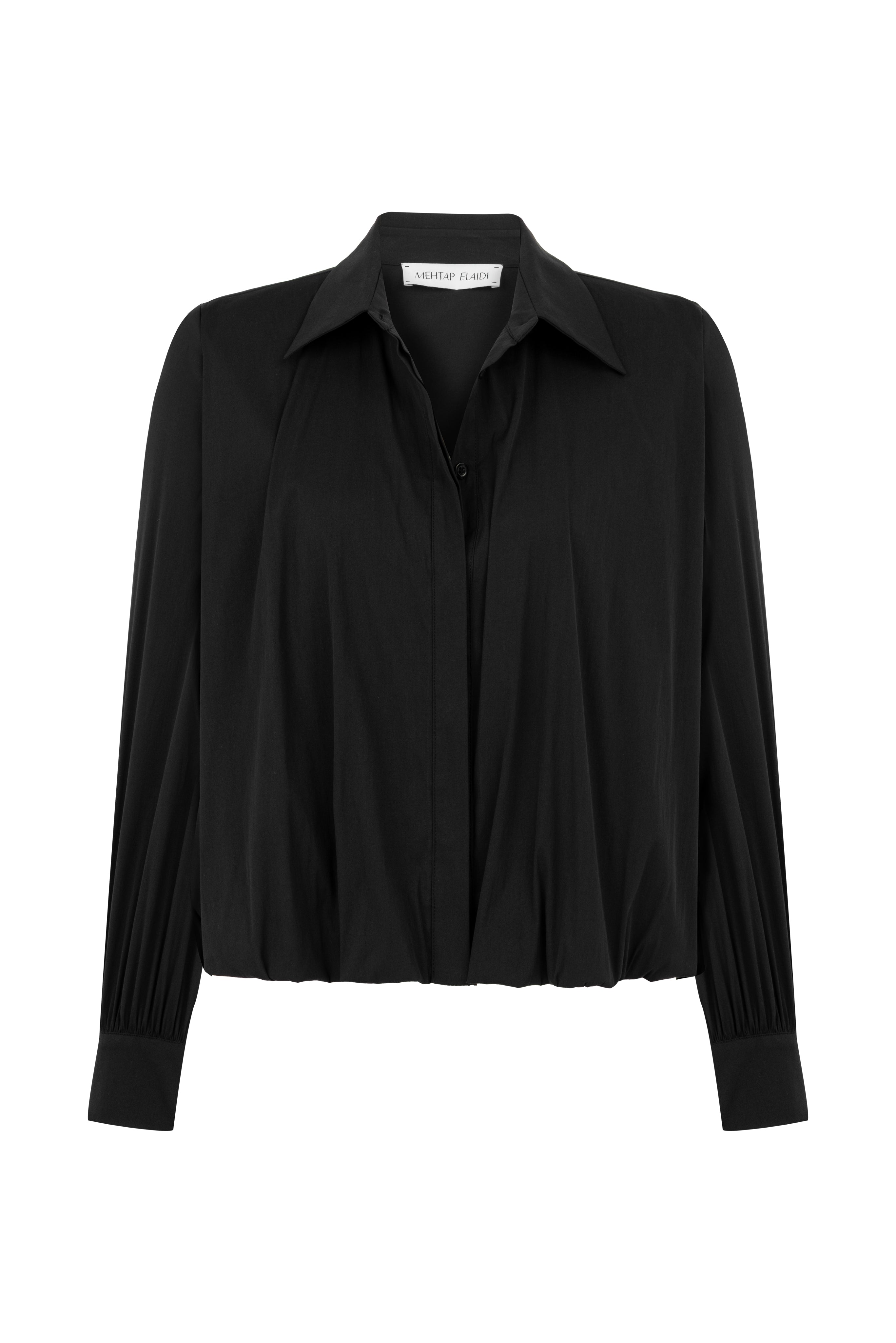 ORTANCA BALLOON BLACK SHIRT