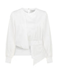İNKA WHITE ASYMMETRIC BLOUSE