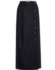 Wool and Cashmere Midi Skirt