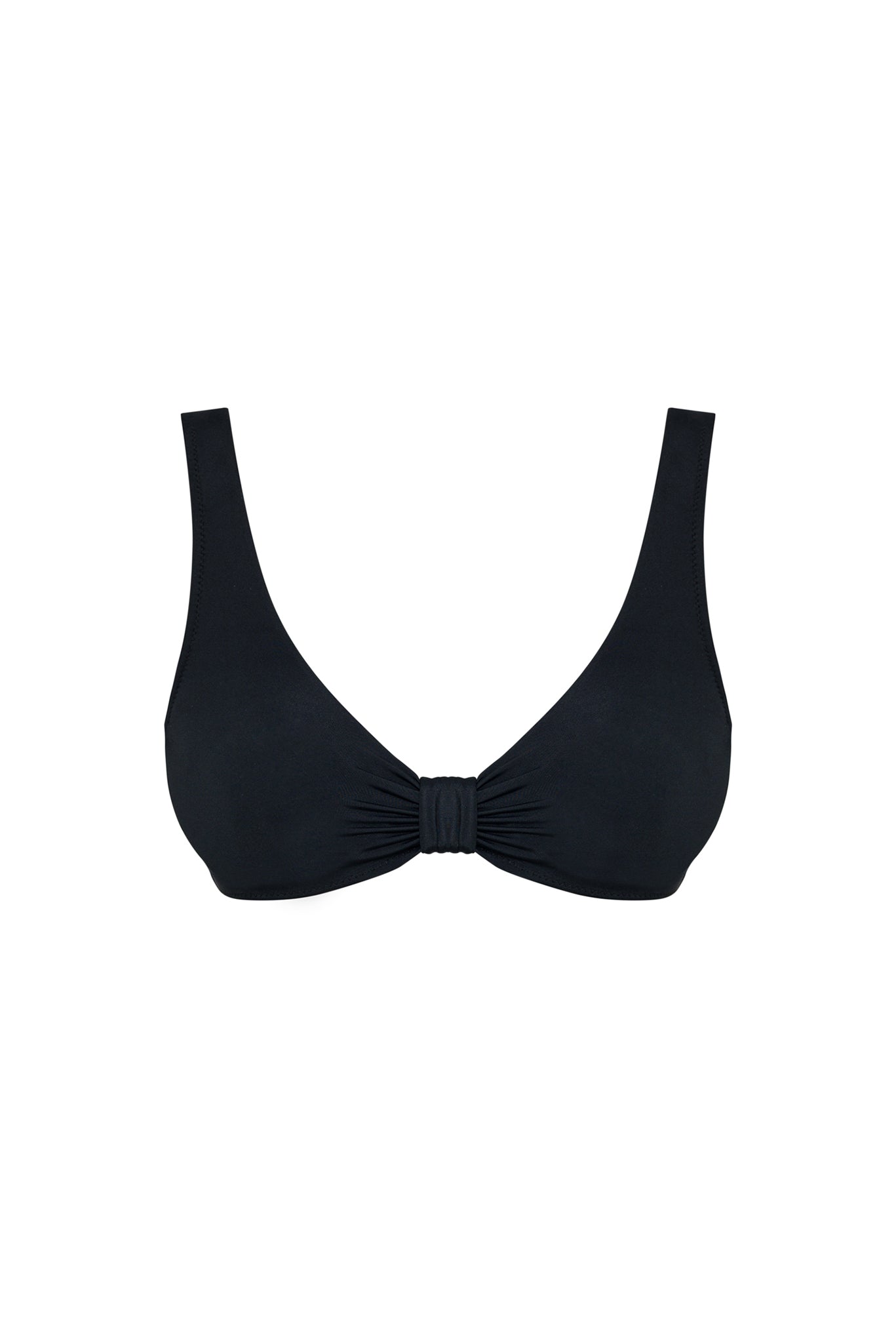 Knotted Bralette Bikini Black