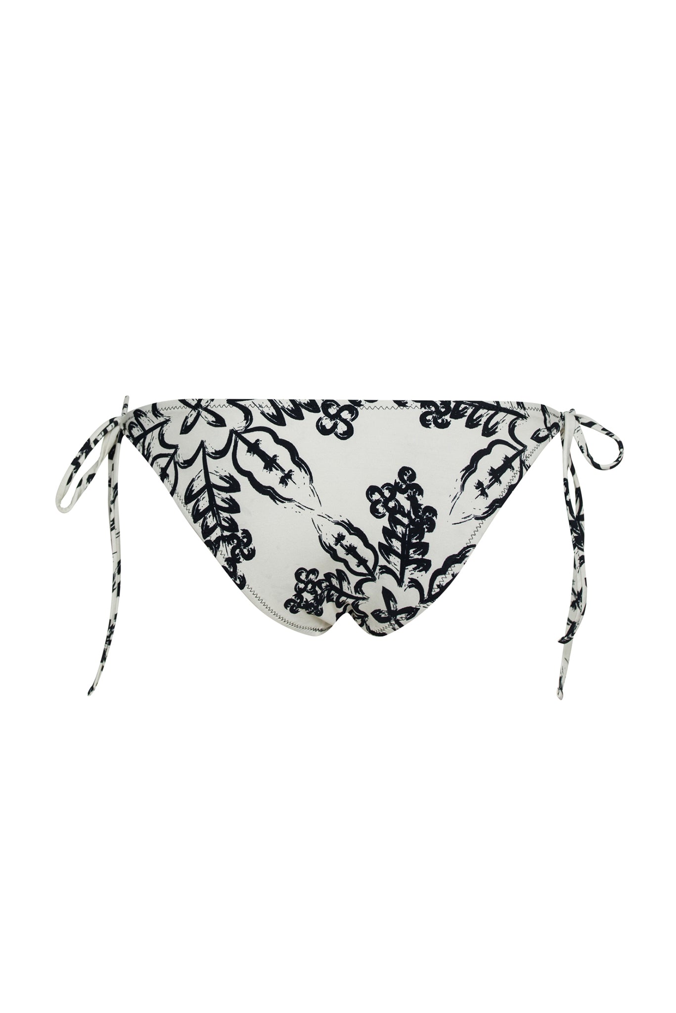 Stone Print Tie Up Bikini Bottom