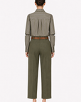 KHAKI GABARDINE PANTS