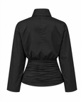 DILARA BLACK SHIRT WITH BATWING SLEEVES