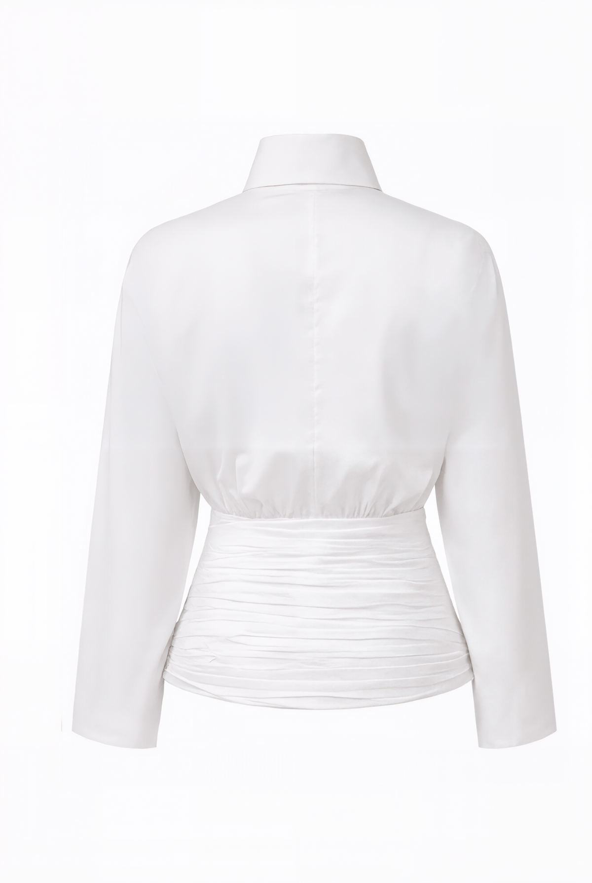 DILARA WHITE SHIRT WITH BATWING SLEEVES
