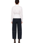 DILARA WHITE SHIRT WITH BATWING SLEEVES