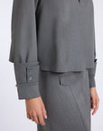 KAMELİA GREY BLOUSE