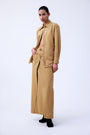 A LINE SKIRT WITH DOUBLE BELT DETAIL