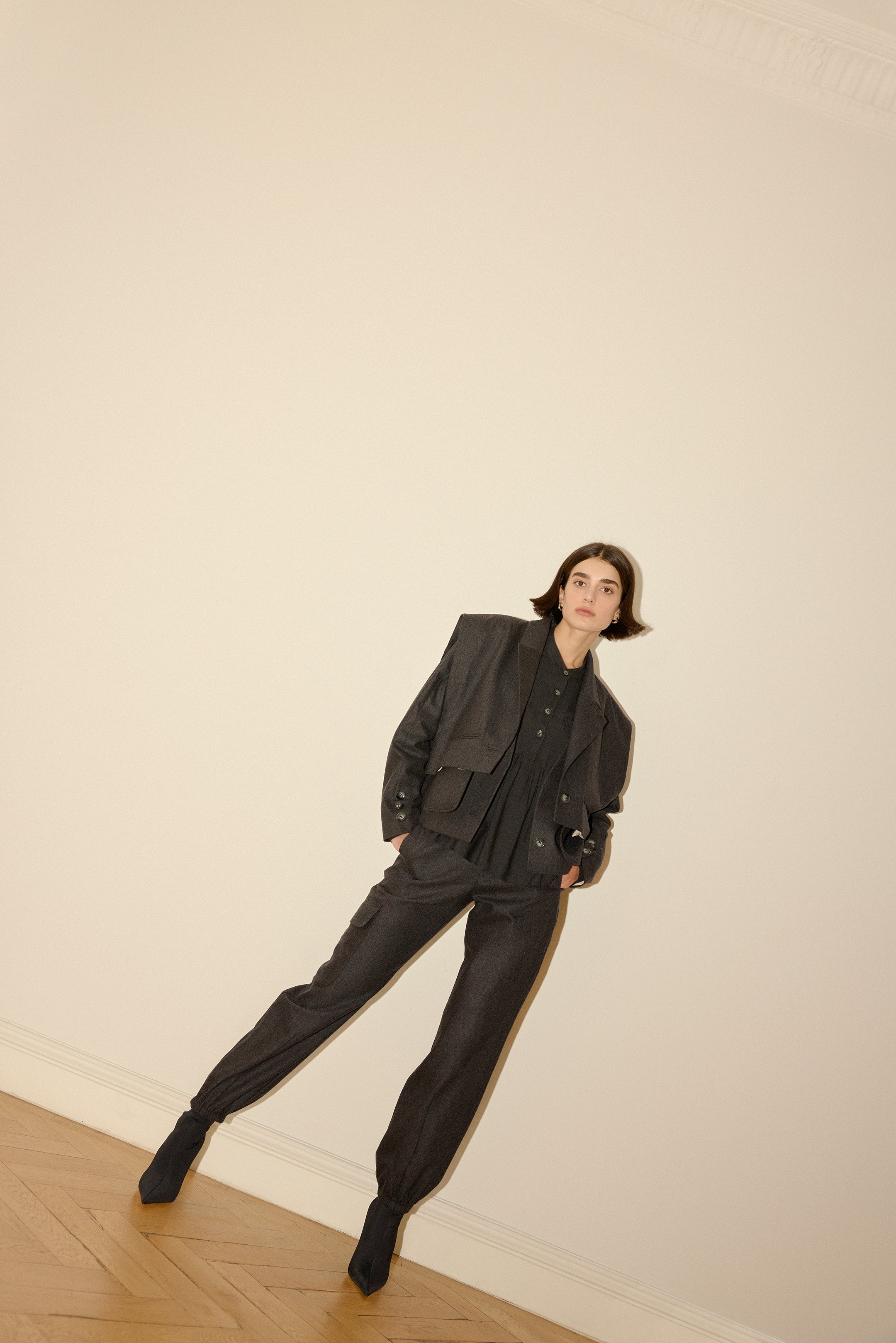 Detachable Layered Vest Jacket