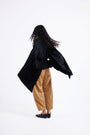 CONIC PANTS WITH TOPSTITCHING