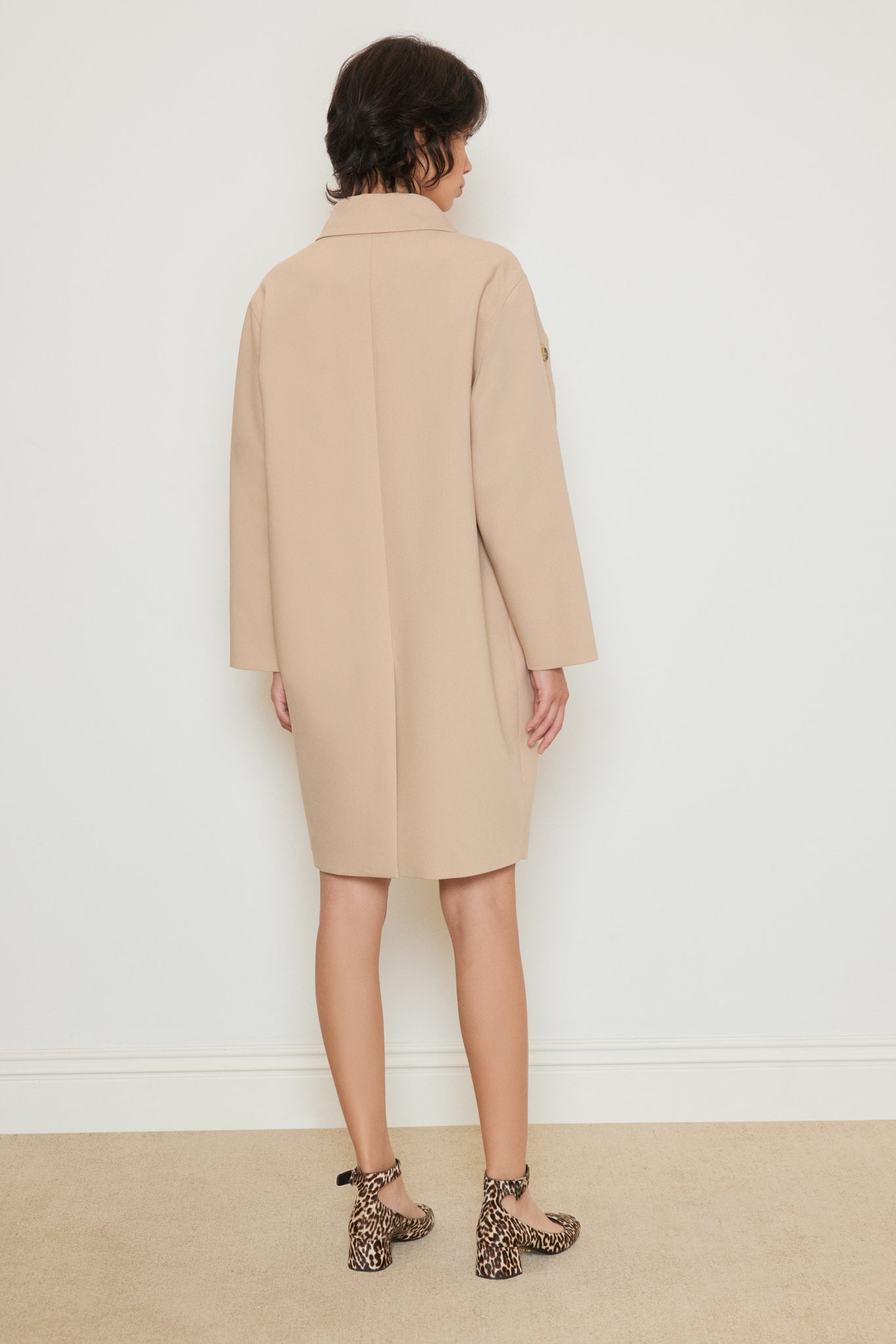 Button Sleeved Trenchcoat