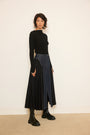 RIBBED KNIT WITH SLIT SLEEVES